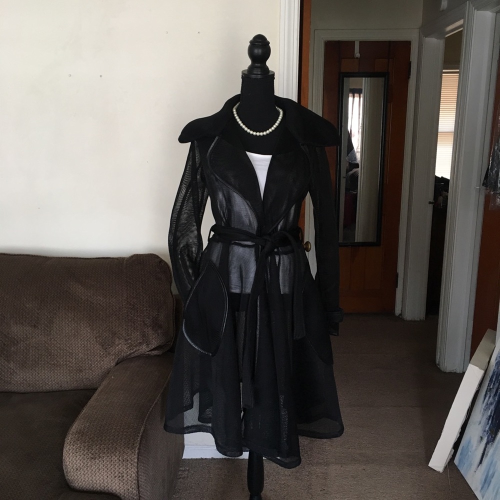 BRAND NEW with tags sheer pea coat.